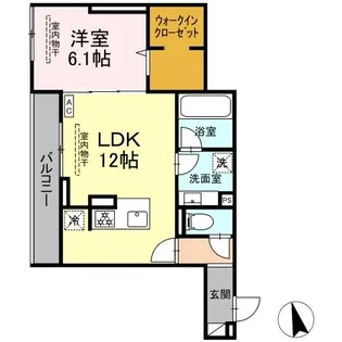LACIER【3階】の間取り
