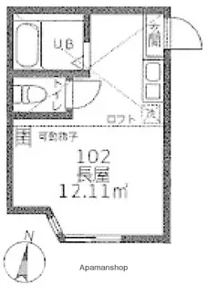 HU横浜鶴見【1階】の間取り