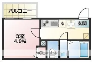 リアル綱島パークテラスA棟【2階】の間取り