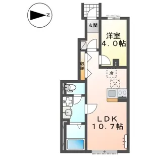 CLAIR(クレール)【1階】の間取り