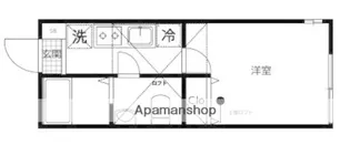 LAVIEESTBELLE横浜白楽【2階】の間取り