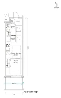 RELUXIA馬込【4階】の間取り