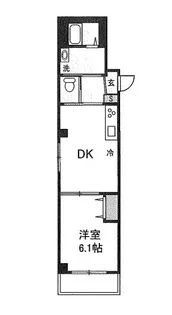第23シンエイビル【4階】の間取り
