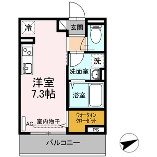 ピフォンテ日吉【3階】の間取り