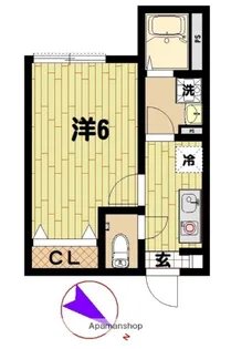 オーガスタコート川崎【1階】の間取り