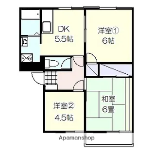 サニーエステート【1階】の間取り