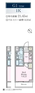 ティモーネグランデ新川崎【3階】の間取り