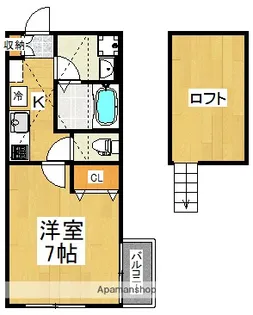 BIJOUX DEUX大倉山【1階】の間取り