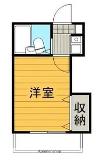 パレス海老名【2階】の間取り