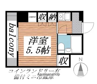 第12明智ビル【2階】の間取り