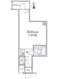 ストークマンション高砂【5階】の間取り