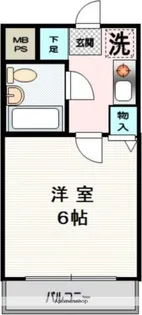 クリオ片倉町六番館【6階】の間取り