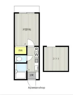 ハピネス641【2階】の間取り