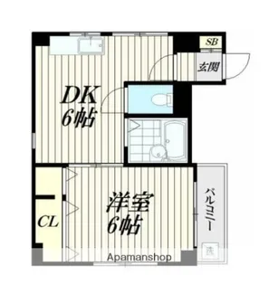 プランドールダイヒコ【2階】の間取り