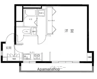 ビバルディ・ヒル【5階】の間取り