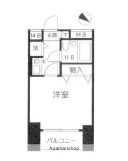マリオン横浜ハーバーライト【2階】の間取り