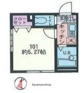 リーヴェルポート横浜WESTⅢ【1階】の間取り