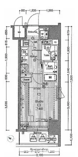 グランド・ガーラ横濱万世町【2階】の間取り