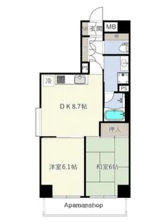 ライオンズプラザ川崎第2【10階】の間取り