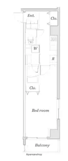ジーコンフォートウエスト新横浜【10階】の間取り
