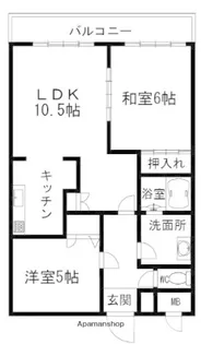ソレイル梶ヶ谷Ⅱ【3階】の間取り