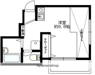 ジェミニ桜坂【2階】の間取り