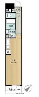 LA.PRYLE新横浜【9階】の間取り
