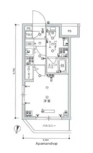 スカイコート蒲田EAST【2階】の間取り