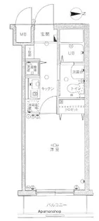 グリフィン横浜・ファーストステージ【4階】の間取り