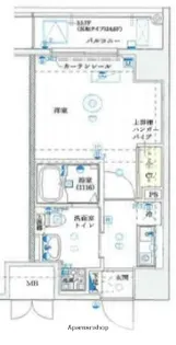 ジニーハウス川崎大師【6階】の間取り