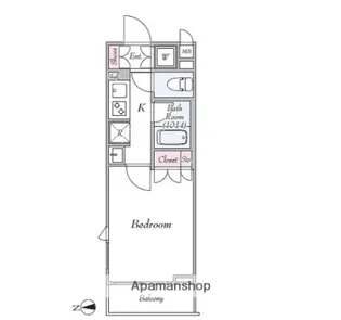 ルーブル東蒲田六番館【4階】の間取り