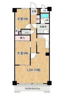 ライズウィステリア【5階】の間取り