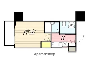 リヴシティ横浜東ベイサイド【4階】の間取り