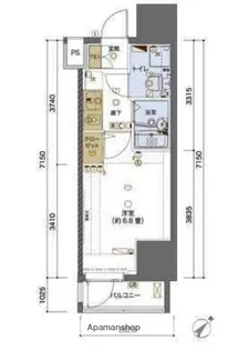 リヴシティ横浜東ベイサイド【2階】の間取り