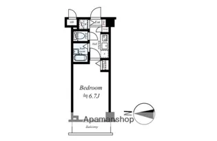 トーシンフェニックス武蔵新城【6階】の間取り