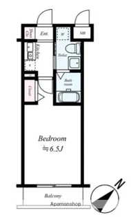 グリフィン新横浜・アリーナ前【2階】の間取り