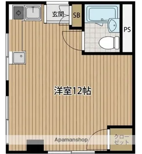 タイガービル【3階】の間取り