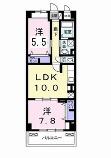 グラン・ルミエール【4階】の間取り