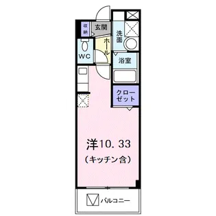 エスペランサ【1階】の間取り