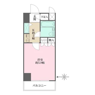 藤和シティコープ大倉山駅前【2階】の間取り