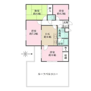 藤マンション【5階】の間取り
