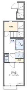 レオネクスト英【2階】の間取り
