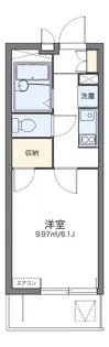 レオパレスアルタ殿町【101号室】の間取り