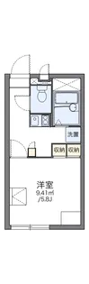 レオパレスハーモニー【2階】の間取り