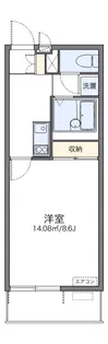 1Kの間取り画像