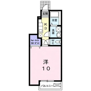 プラシード【1階】の間取り