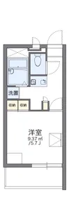 レオパレスハピネス湘南【3階】の間取り