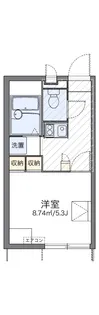 レオパレス山王【1階】の間取り