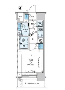 リヴシティ川崎【9階】の間取り