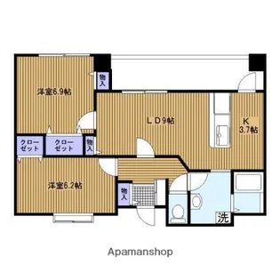 アネシス横浜【4階】の間取り